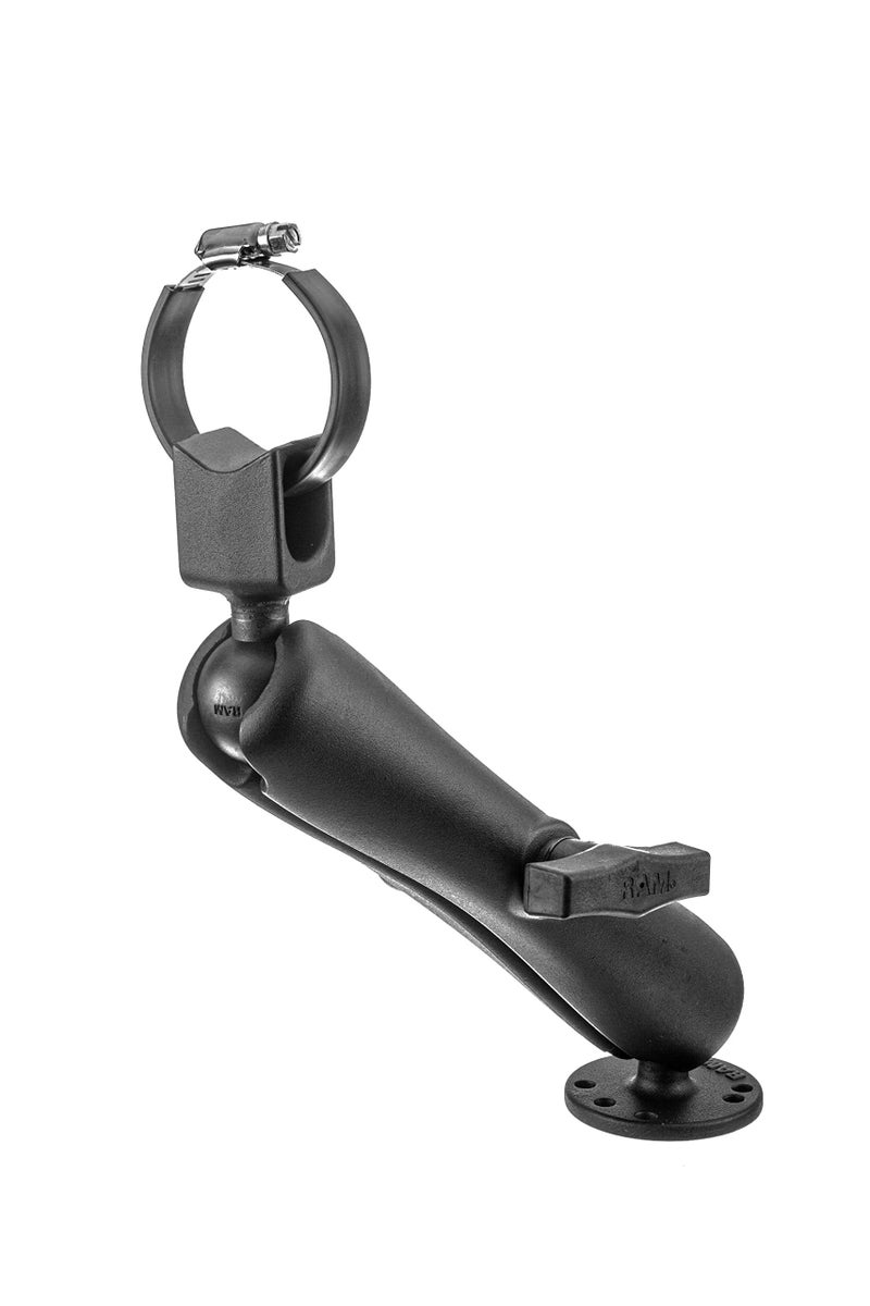 MotorGuide مثبت محرك التجديف MotorGuide 8M4000978 Ram® - امتصاص الصدمات يحمي محركات التجديف المخزنة - طويل، أسود، مقاس واحد - Image 3